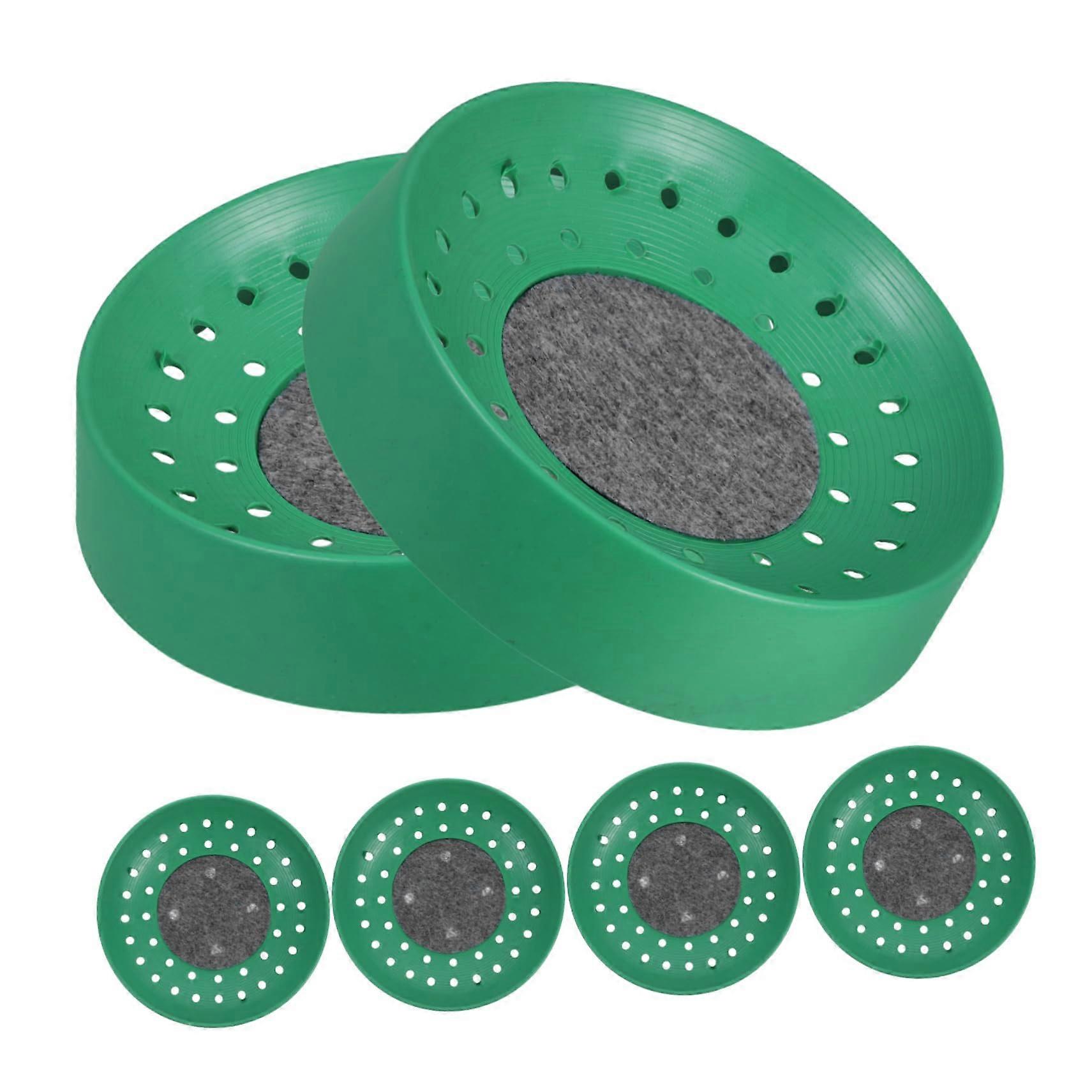 6 pieces of plastic pigeon nest discs, reusable, breathable, comfortable, for installation in pigeon breeding and bird keeping.