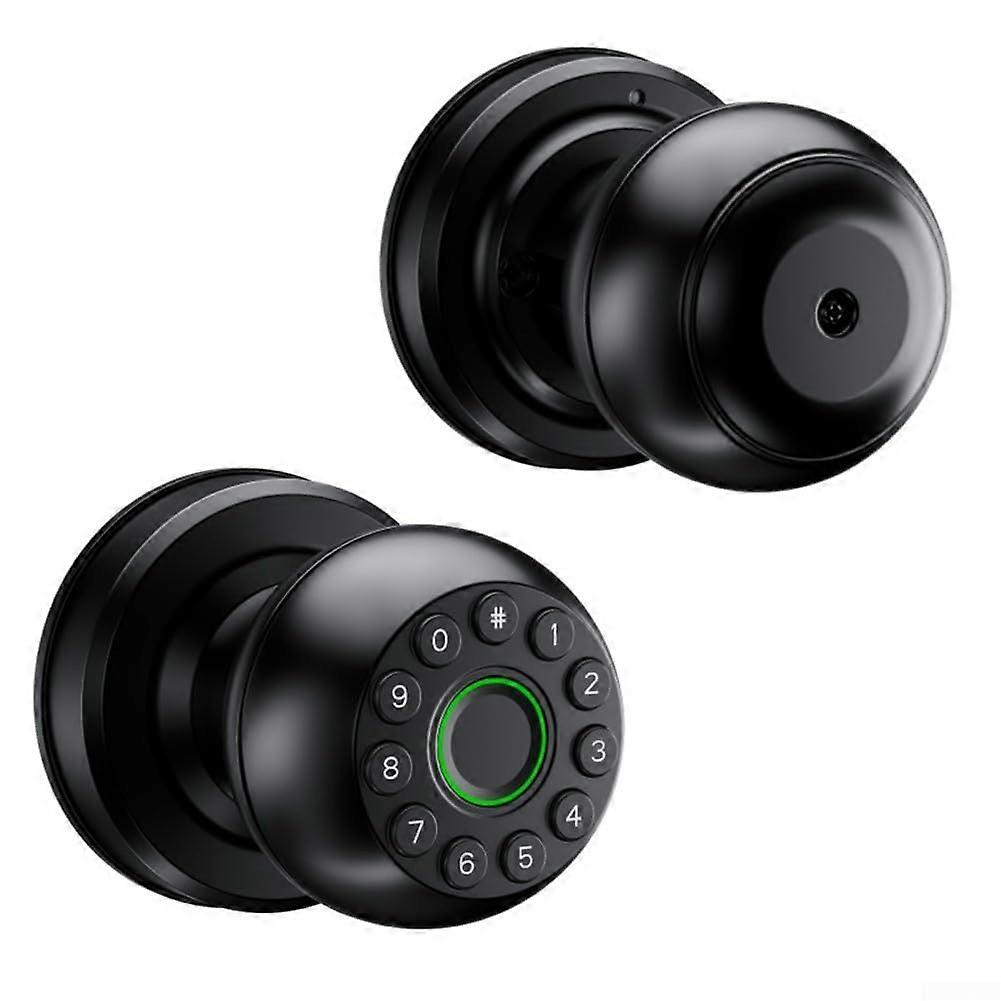 Aluminum Alloy Indoor Smart Lock With Multiple Unlock Methods Via Tuya App
