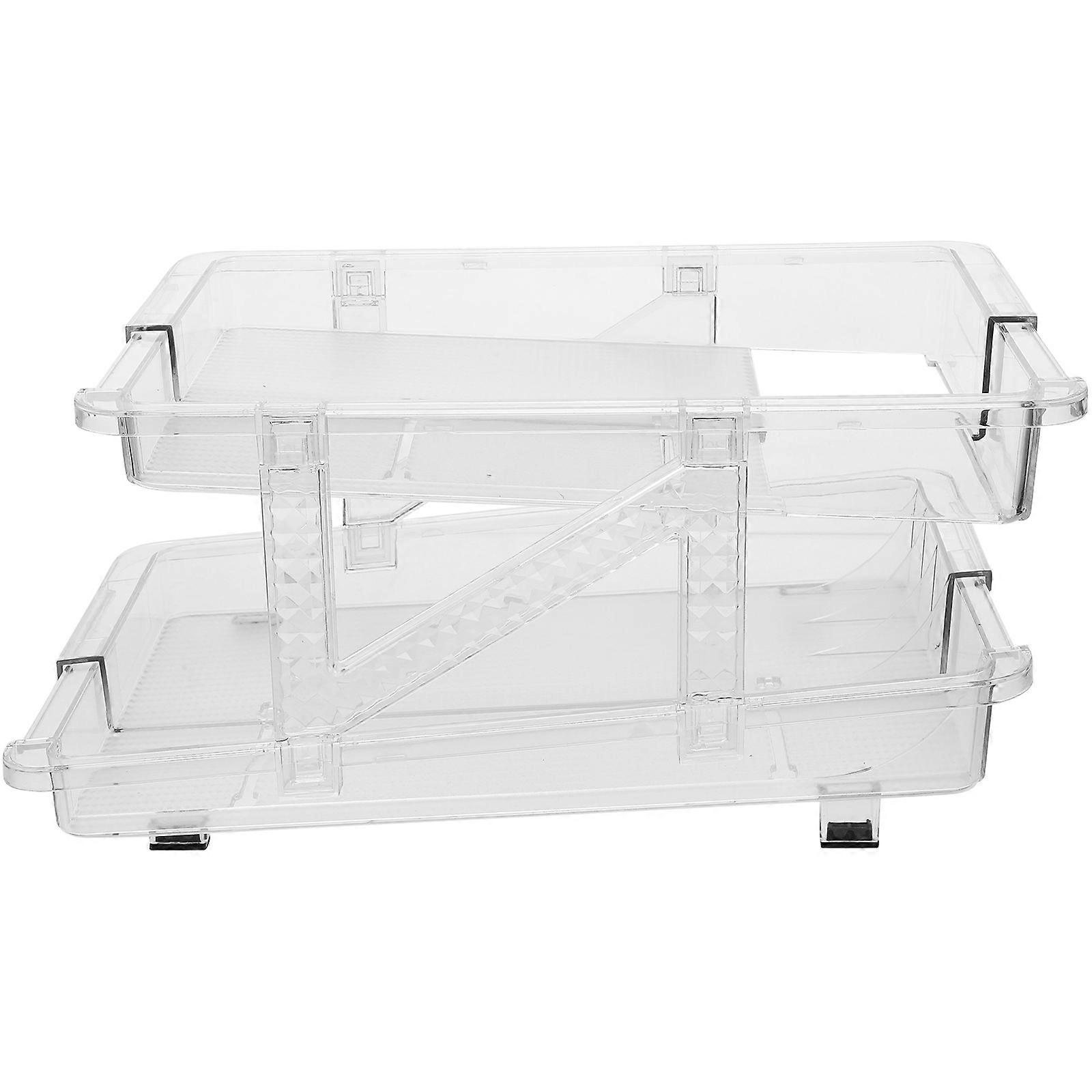 Drinks Can Storage Fridge Can Organizer for Beverage Storage Transparent Design 1Set