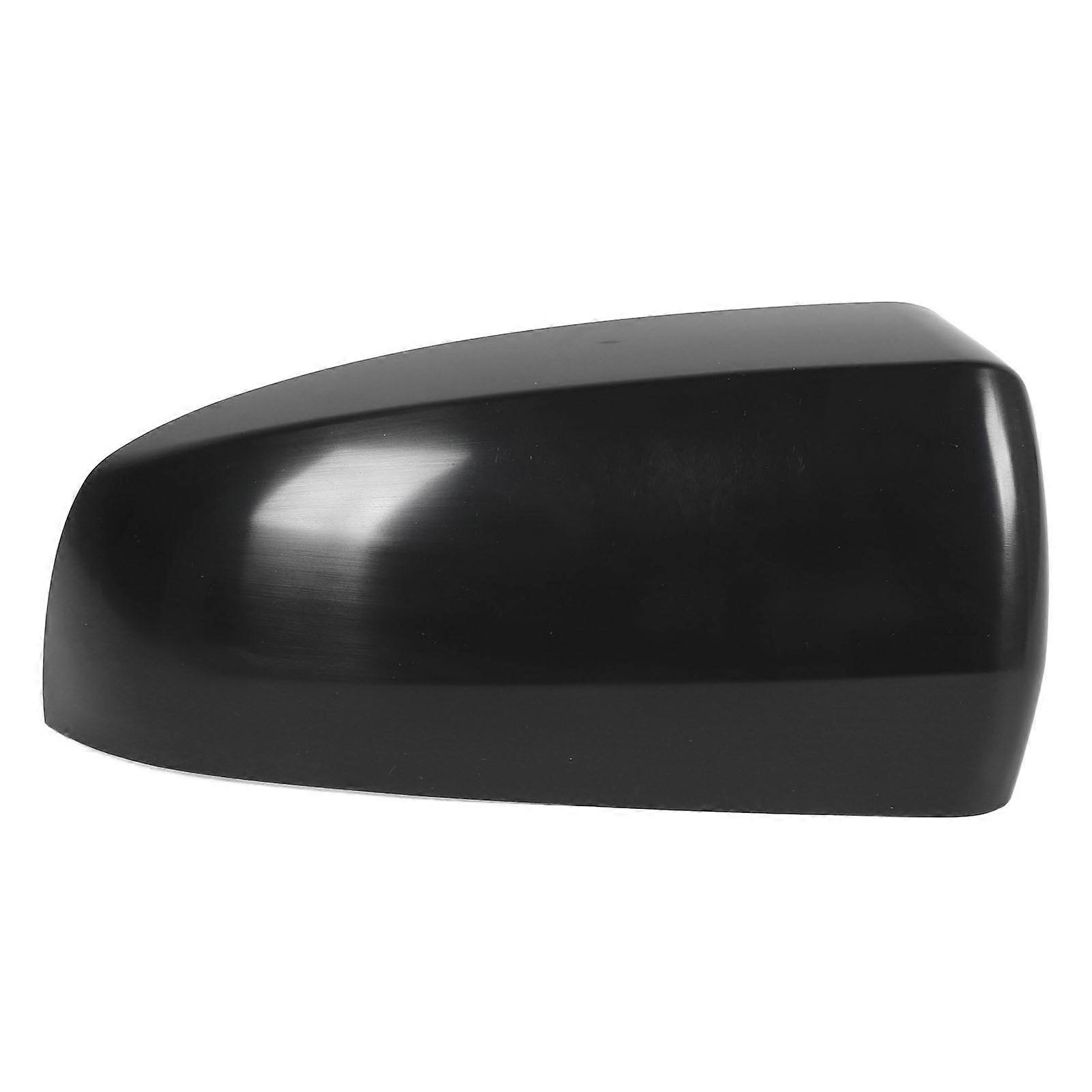 Right Side Mirror Cap for BMW X5 E70 2007 to 2013 Unpainted Black UV Protective Cover