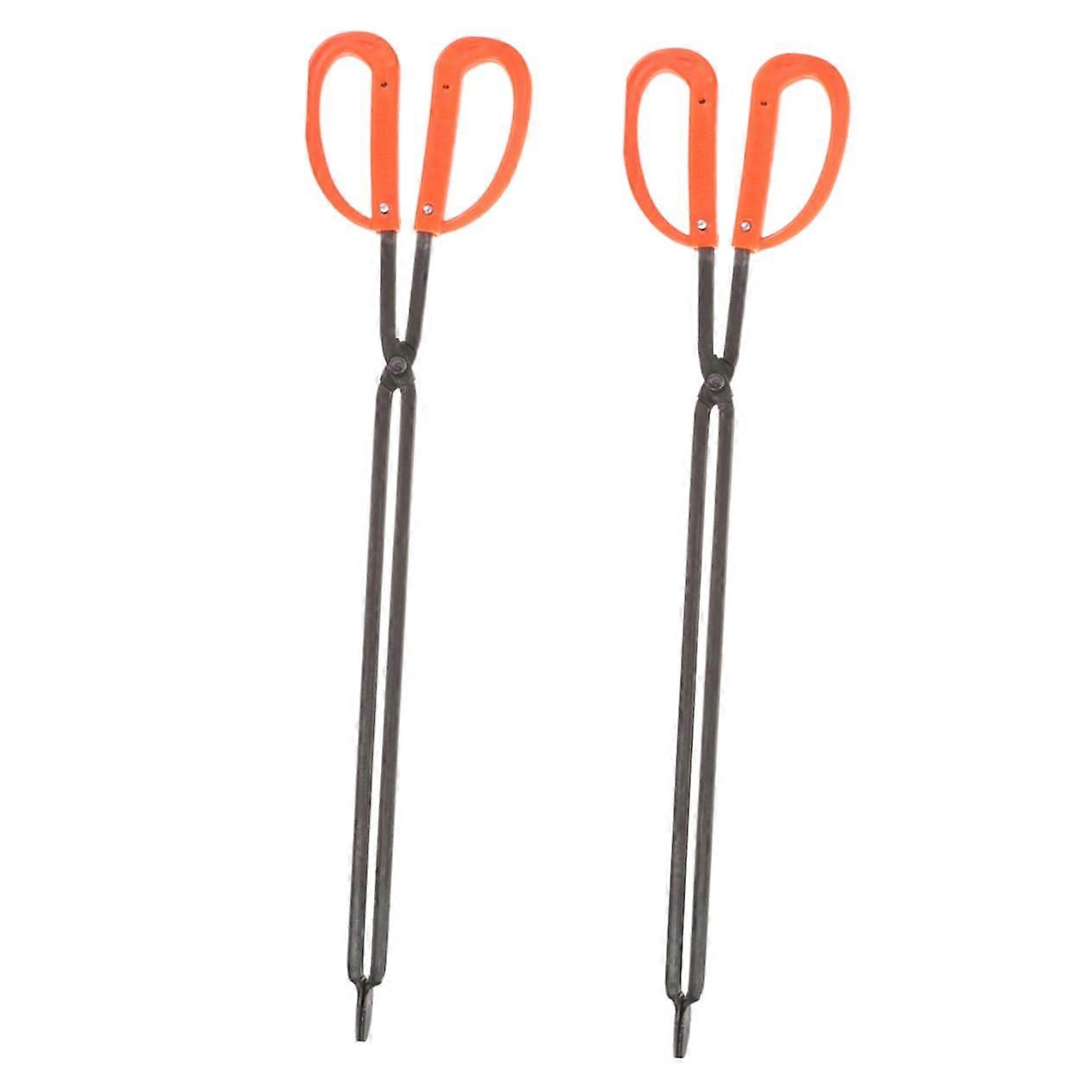 Pack of 2 Tongs Rubbish Collector Crab Grabber for Home Garbage Picking Tool