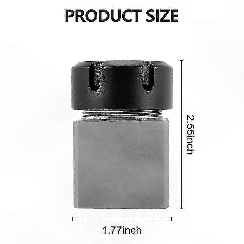 Square and Hex Workholding Block for ER32 Collet Chucks Lathe Tooling
