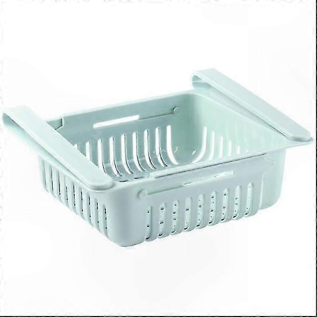 Blue Space-Saving Storage Rack for Kitchen Cabinets and Freezers, 1 Pack