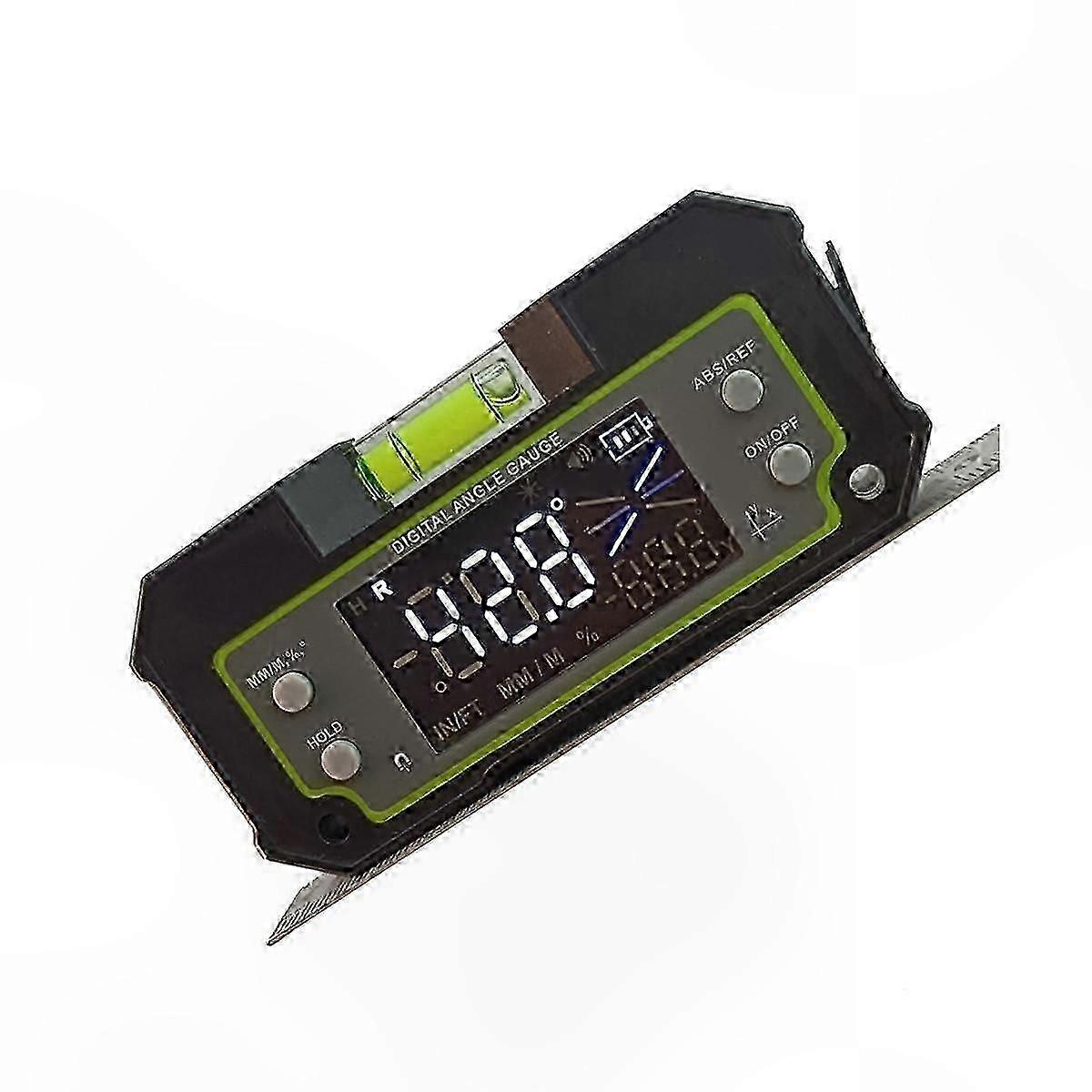 Dual Axis Digital Protractor with Bluetooth, Rechargeable Magnetic Angle Measuring Tool for Leveling Applications