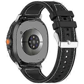 xDfind Hybrid Nylon Braid Silicone Galaxy Watch 8 / 8 Classic 22mm Band - Durable Comfortable Strap