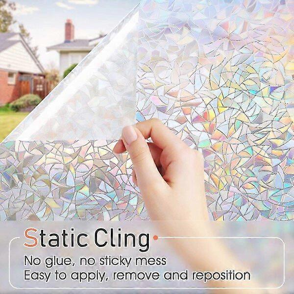 PVC privacy window film, multiple specifications, pattern colors change with light