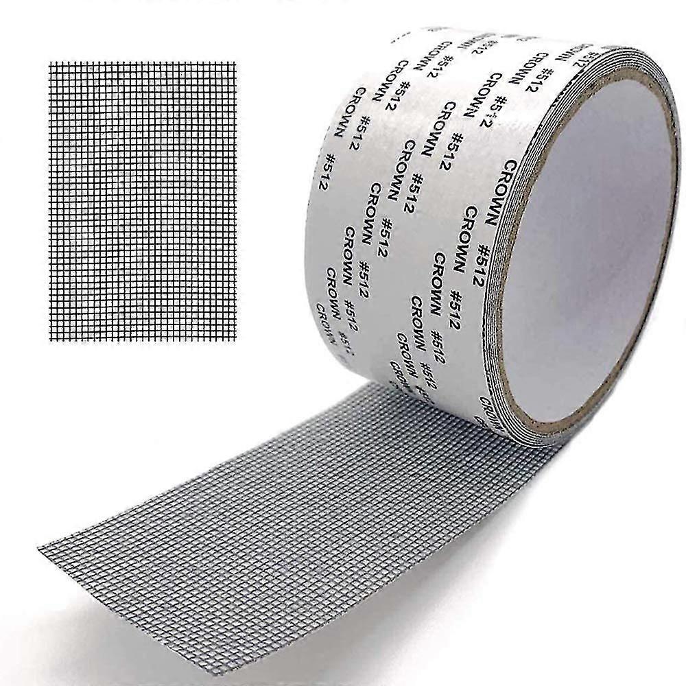 Mosquito Net Repair Tape, Mosquito Net Patch Window Repair Adhesive Mosquito Net Repair Kit (Black)
