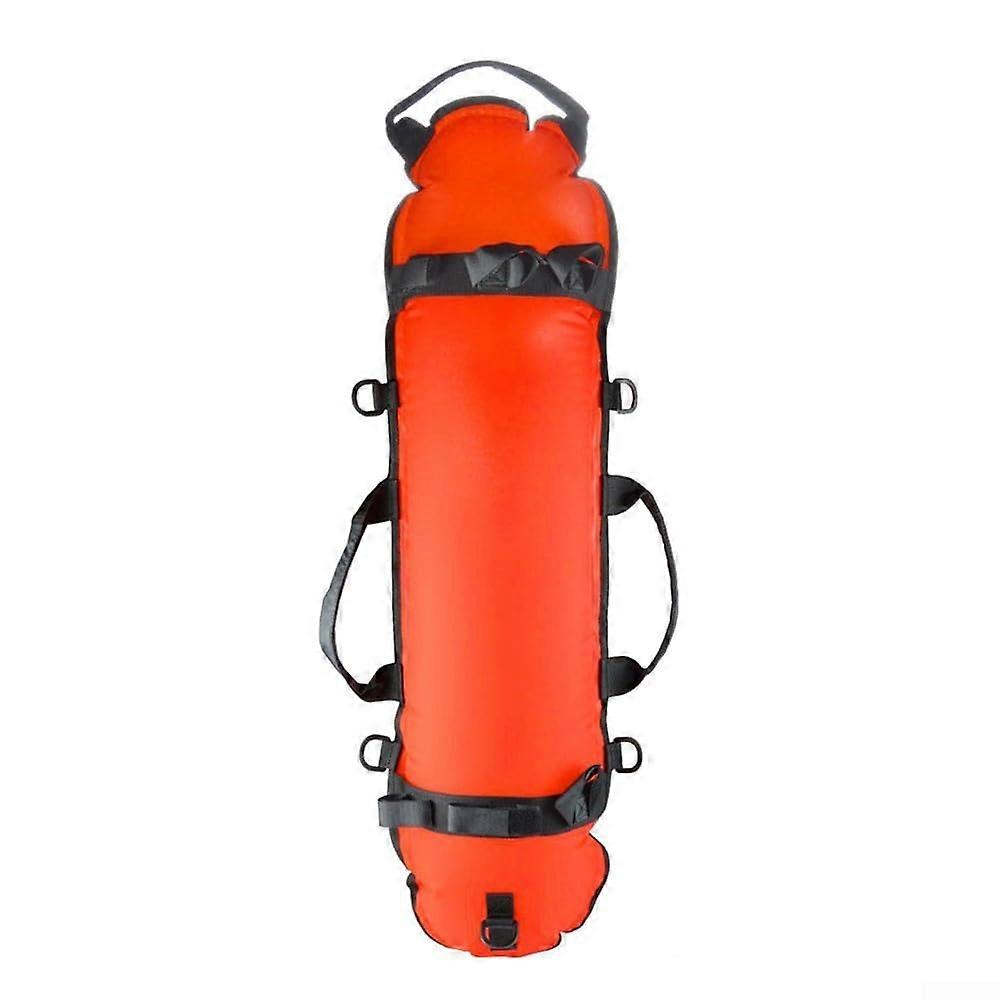 Diving Fishing Buoy Inflatable Float with Automatic Air Lock, Underwater Visibility, Durable Material, Easy Inflation