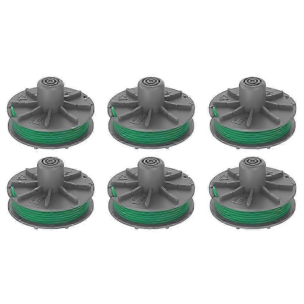 Replacement wire reels for Gardena 5309-20 grass trimmer 6pcs spools