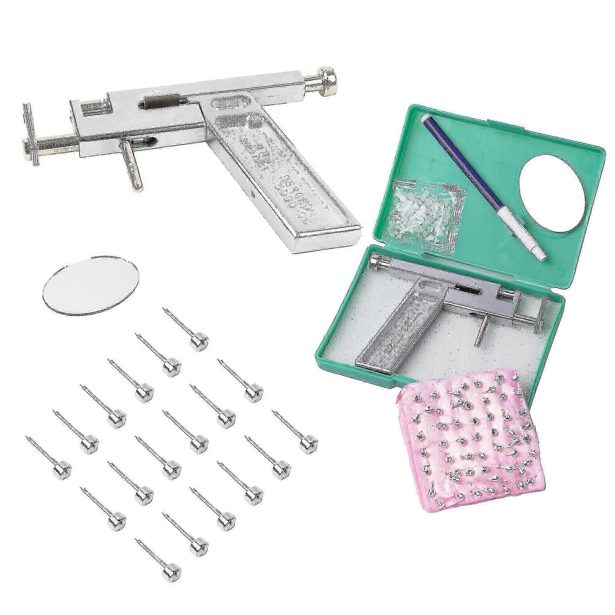 Ear Body Nose Lip Belly Eyebrow Pierce Piercer Piercing Gun Tool Ho...