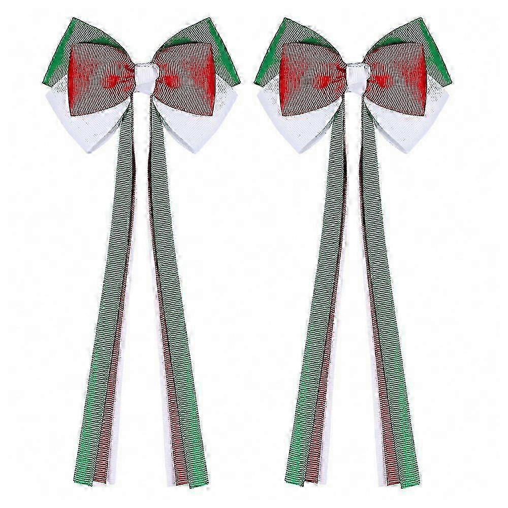 2 Pack Fall Bows For Wreaths Decorations For Home Halloween Tree Topper Bow Tie