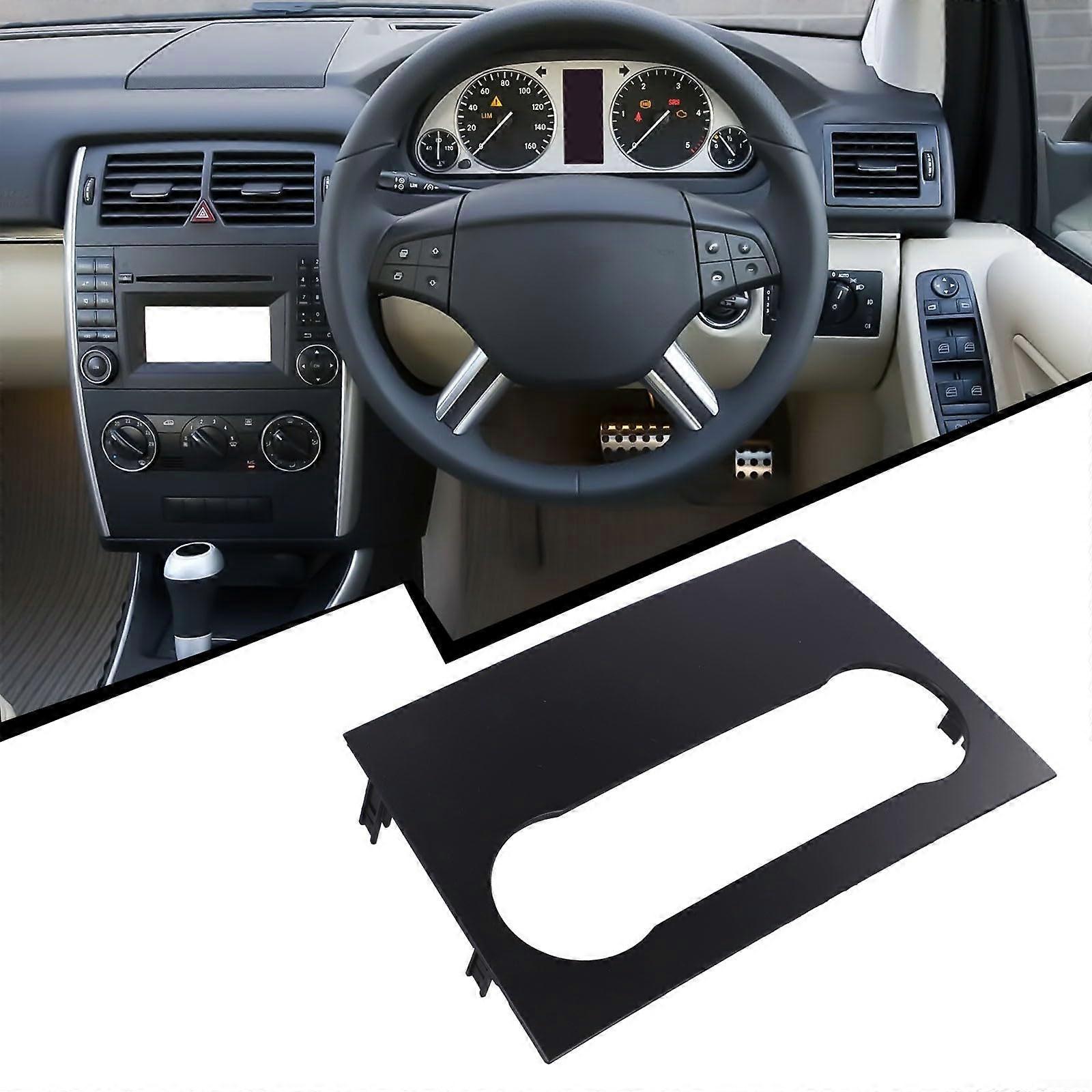 Car Stereo Panel ABS Dashboard Trim Kit For Mercedes AClass B200 20042011 Black Frame Audio Adaptor