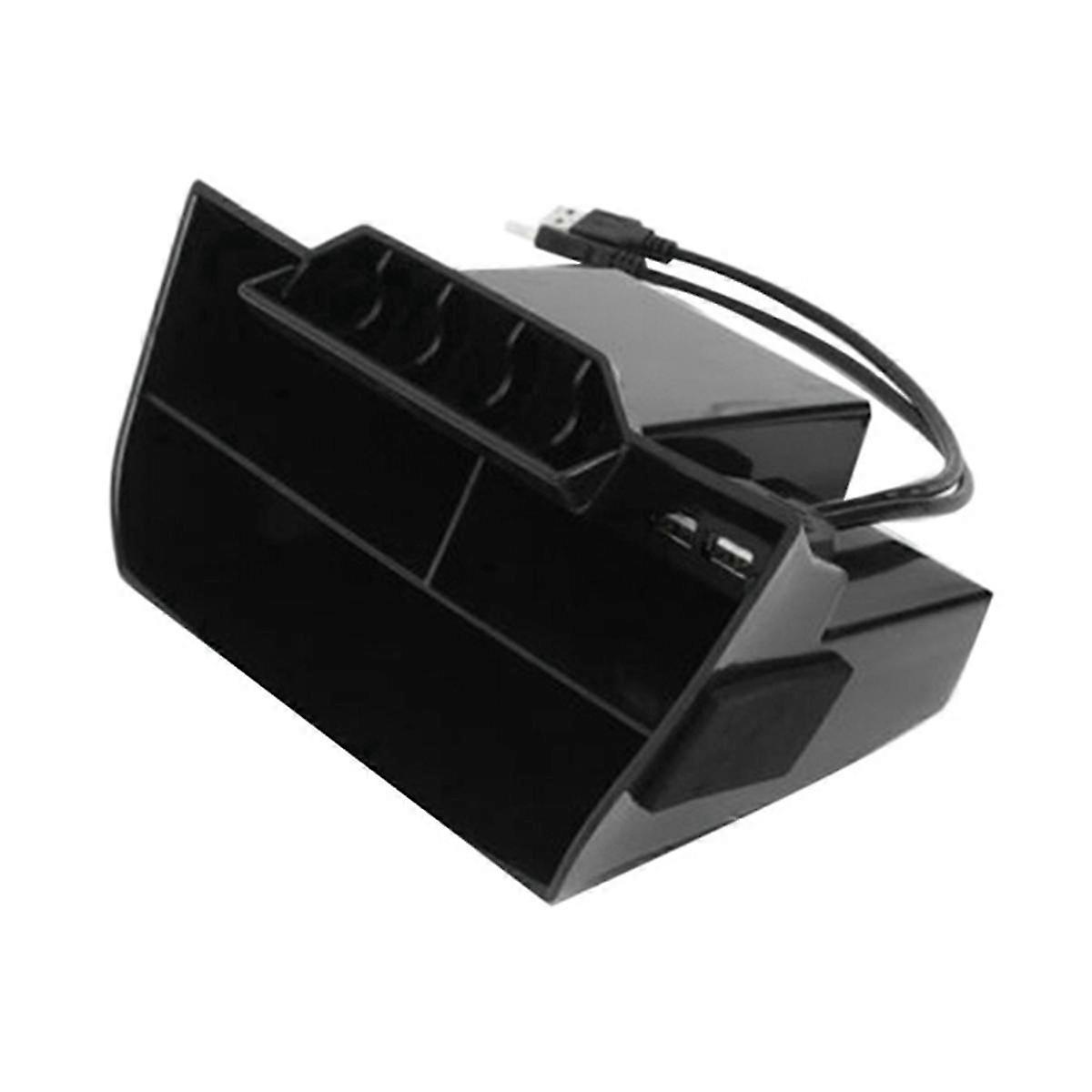Central Console Storage Box with Usb Extension Cable for