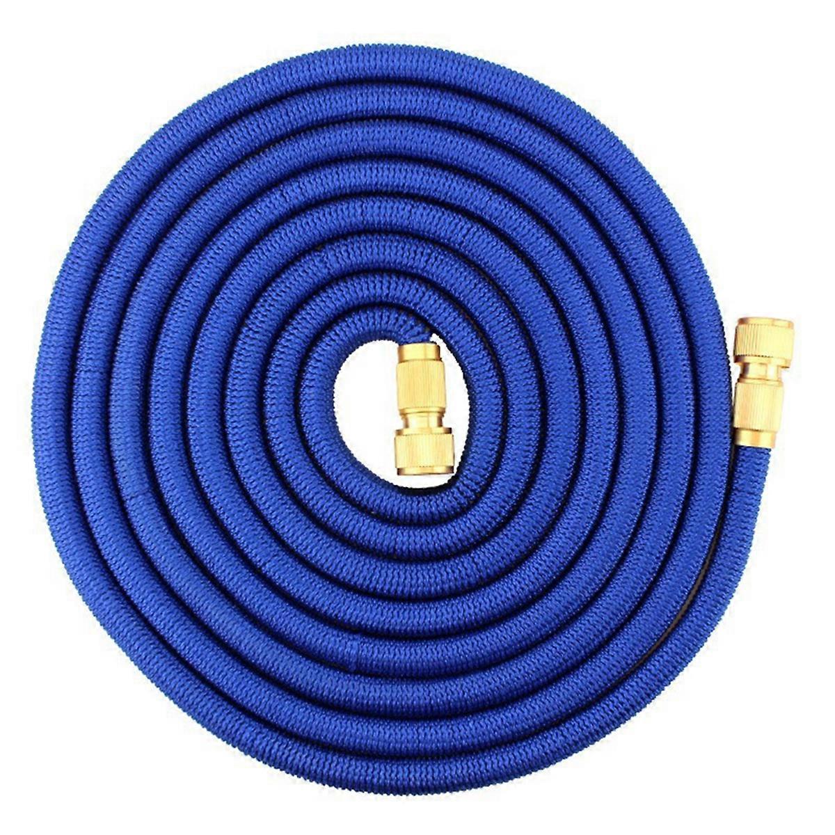 Plated Copper Household Garden Water Hose 3 Times Telescopic