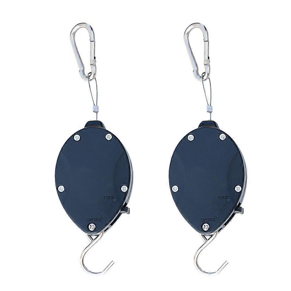 Pulley Hook For Hanging Plants 2Pcs With System Suitable For Birds Feeder Garden Decoration Extension Length 25 160 Cm