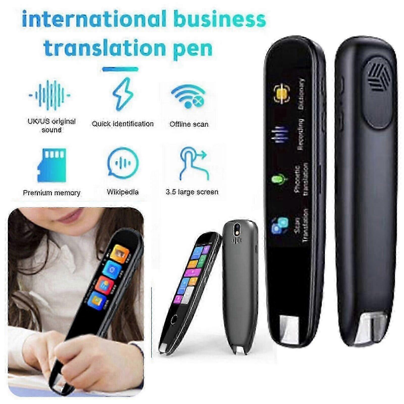 Scan Reader Pen, Smart Scan Translation Pen Text Reading Pen 116 Voice Language Translator Device(epa13)