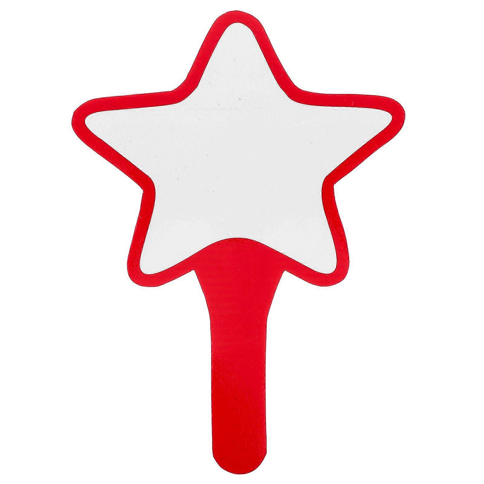 Blank Diy Paddle For Classroom Voting Portable Score Board Auction Bidding Paddle Small Handheld Whiteboard Voting Paddles Dry Erase Paddle
