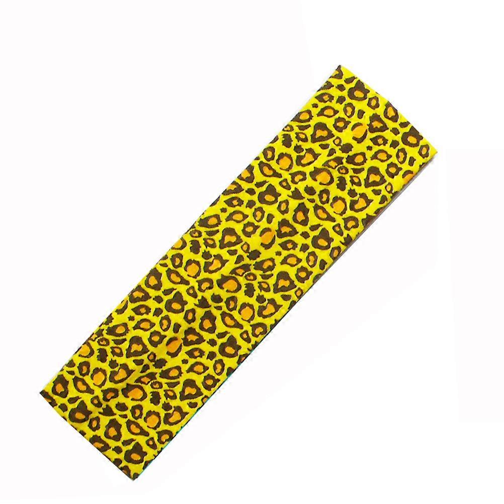 Leopard Headbands Elastic Headband for Hair Keeping Use 6Pcs Cotton Bands