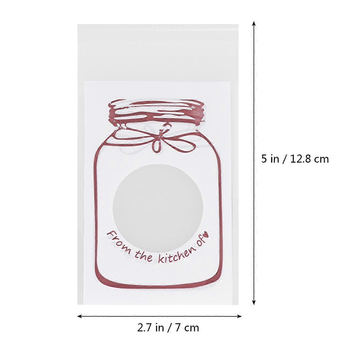 Plastic Candy Bags Baking Self-Sealing Bags for Storage Use 300Pcs