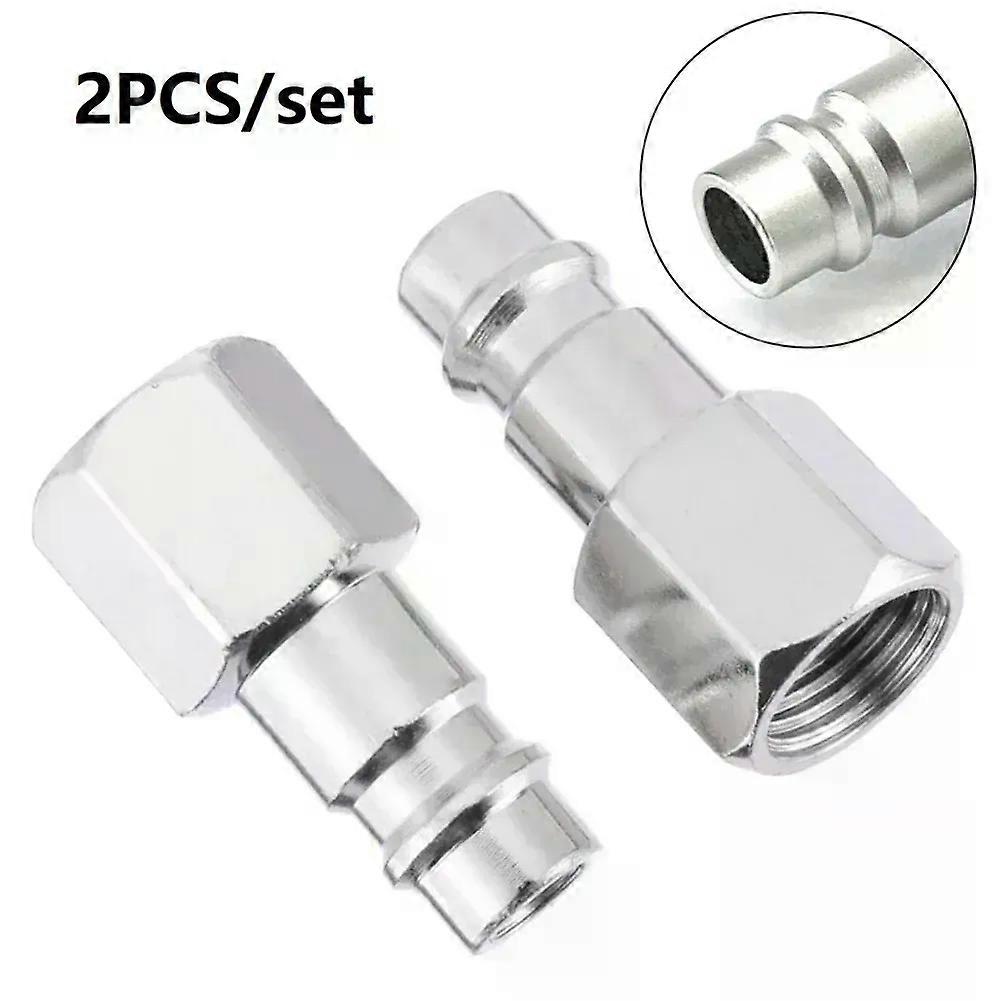 Air Compressor Hose Quick Coupler Plug Socket Connector Fitting 1/4 Thread Euro Male Quick Connect Release Fittings