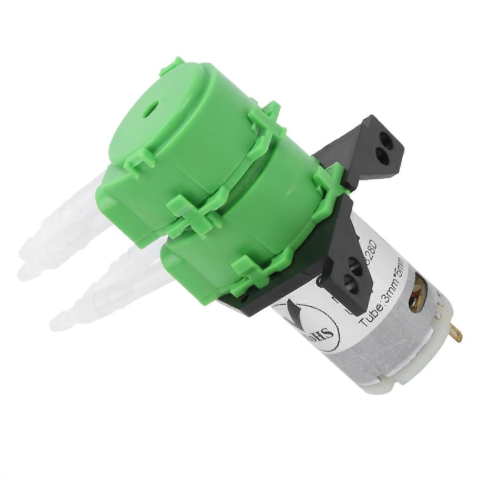 Peristaltic Pump Double Head Mini 12V POM Silicone 3x5mm