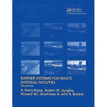 Barrier Systems For Waste Disposal Facilities - J.R. Booker - Paperback - en Book