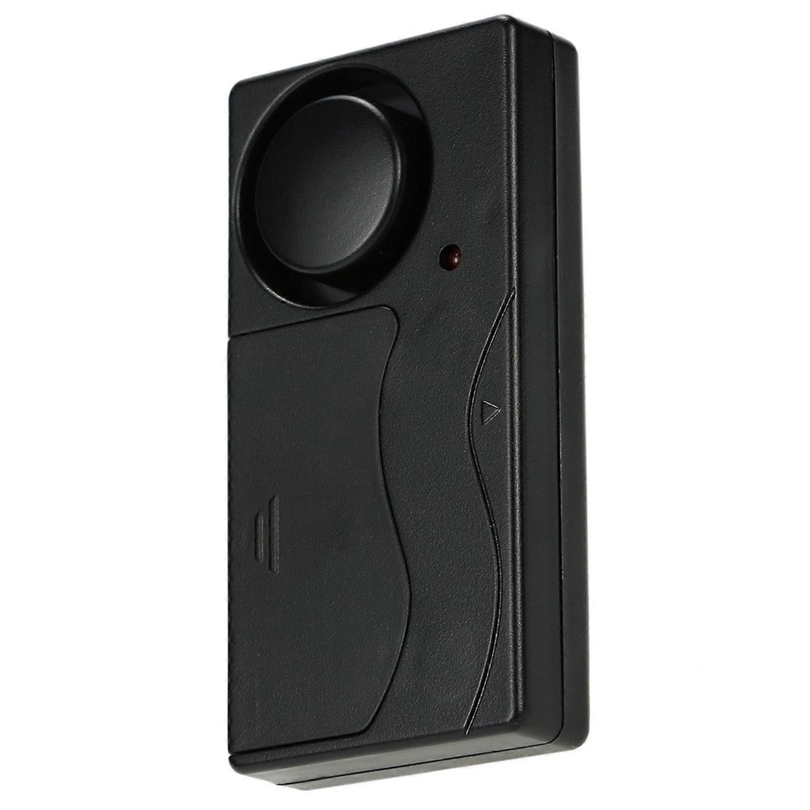 Wireless Vibration Alarm Sensor with Remote Control, 8.5x4.2x1.5cm, 105dB