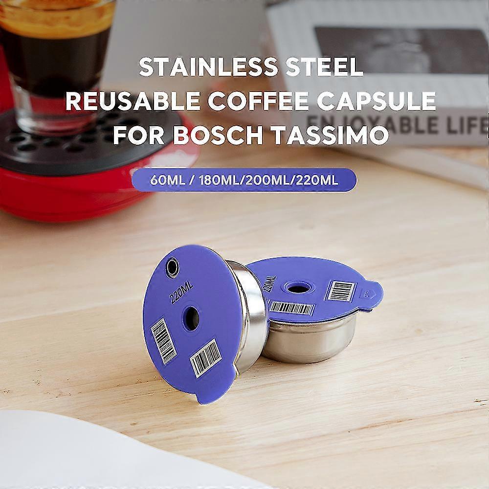 Refillable cup lid for Tassimo - 60ML/180ML/200ML coffee capsule