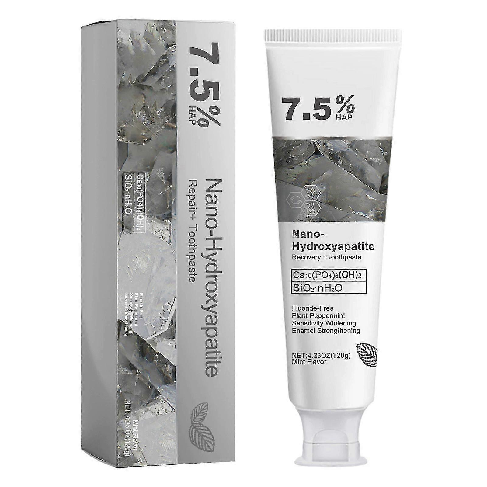 7.5% Nano-Hydroxyapatite Toothpaste Remove Coffee Tea Stains Toothpaste for Hotel Bathroom