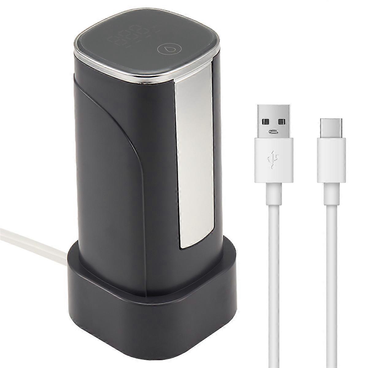 Portable Electric Water Bottle Pump Automatic Water Dispenser Pump with Large LED Display Foldable Automatic Water Pump