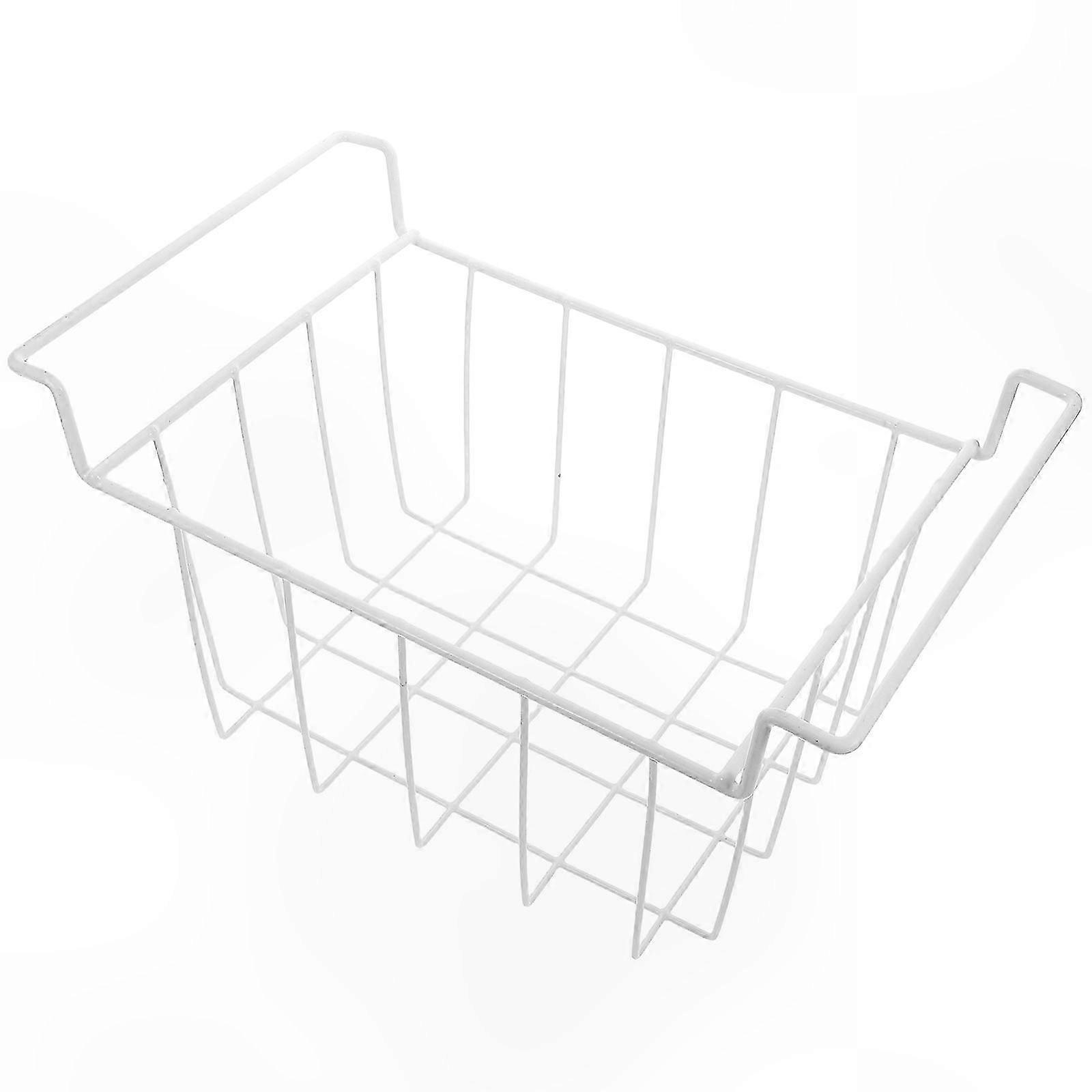 Wire Storage Bins for Freezers - Durable Rack Basket with Space-Saving Design - Easy to Clean and Maintain - Ideal for Home Use - 37x22x20CM - Single