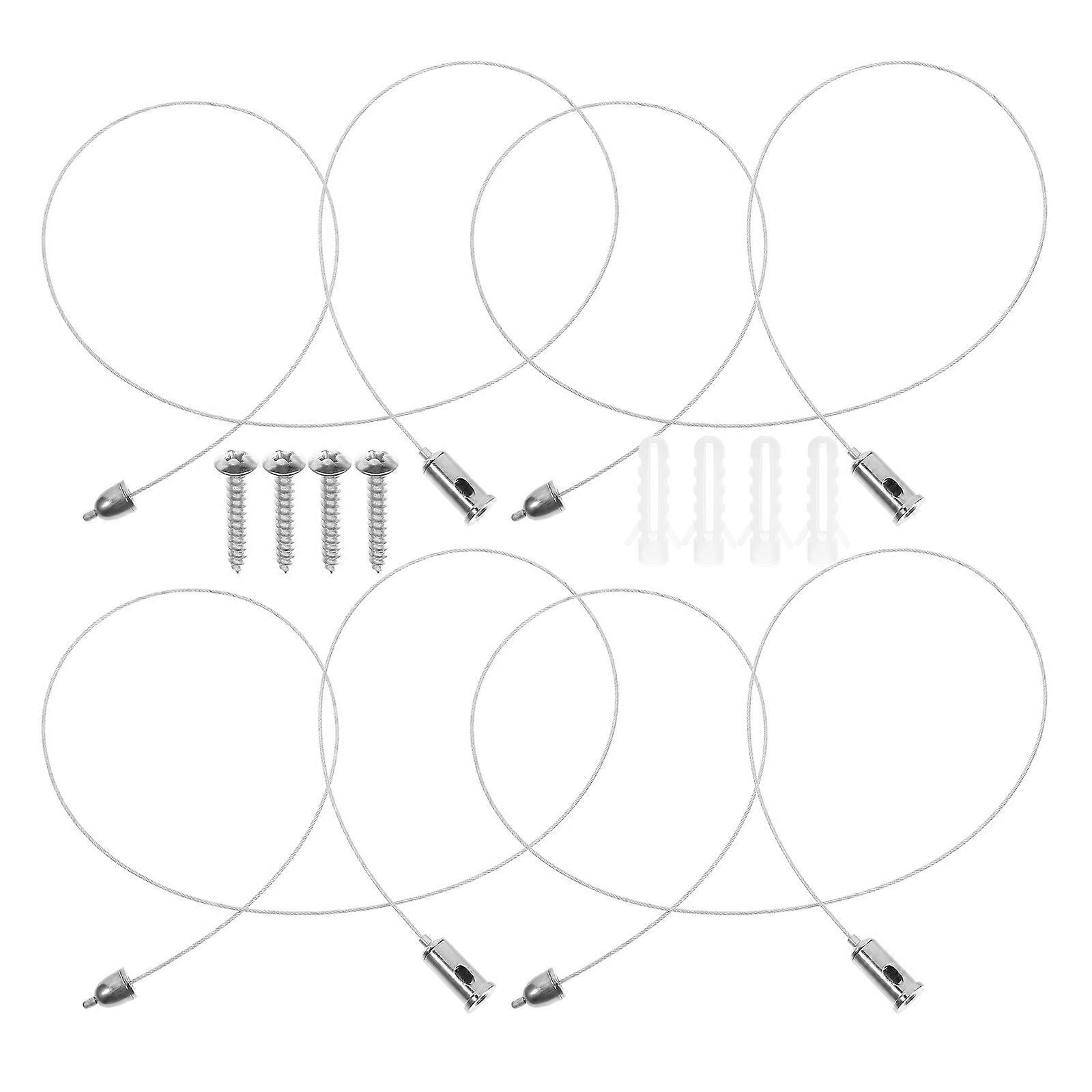Crafting Wire 4Pcs Adjustable Length Steel Rope Suitable For Professionals Use In Various Lighting Setups