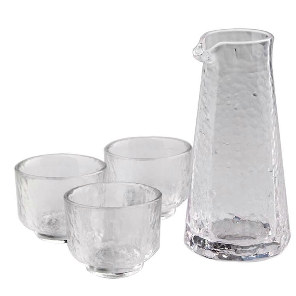Sake Pot and Glass Cups Set for Serving Sake At Special Occasions