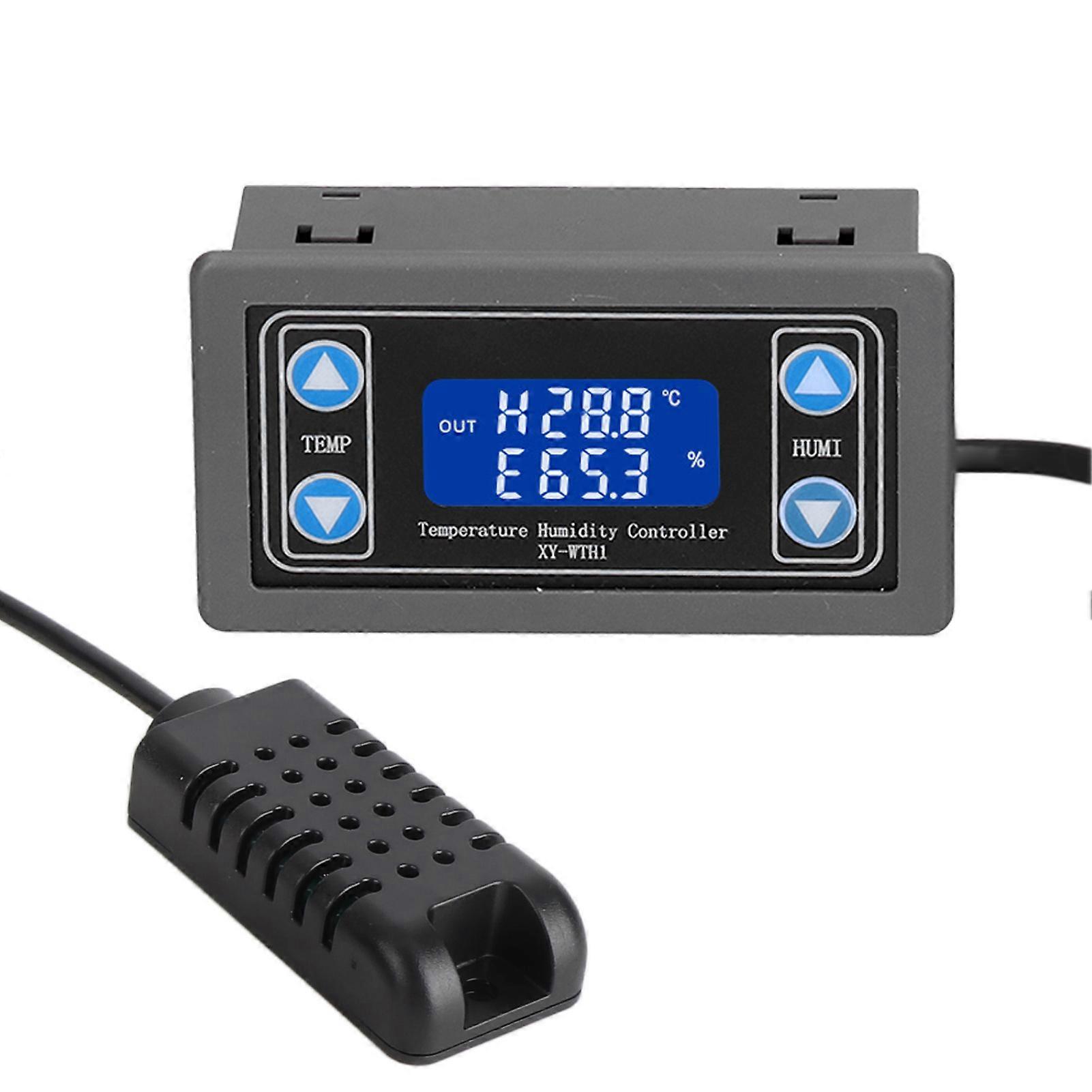 Contrôleur d'humidité et de température numérique LCD XYWTH1 pour serre d'incubation et d'élevage