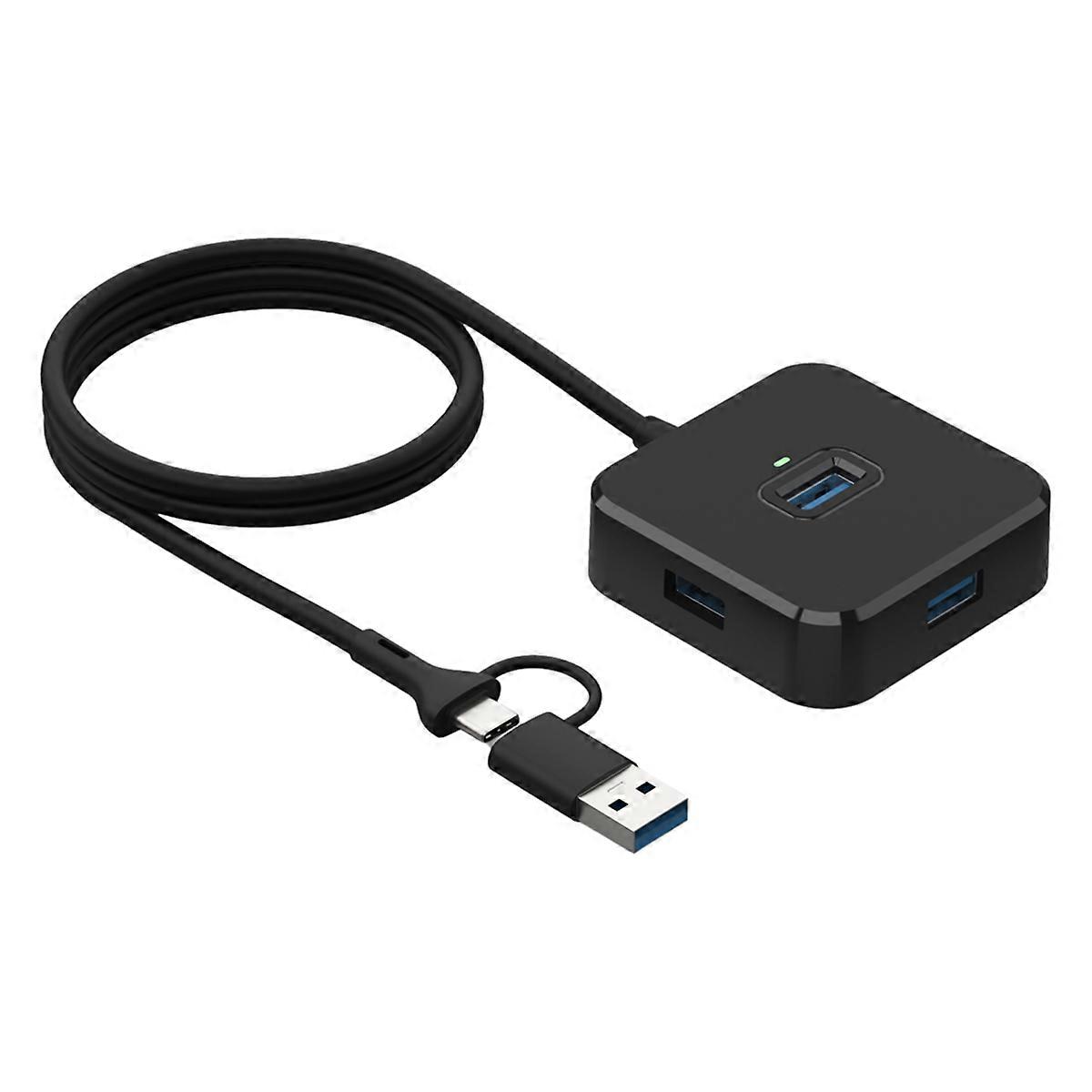 4-in-1 USB Splitter HUB USB 3.0 Hub Laptop One Drag Four Expansion U Disk Multi-Interface Extension Dock Splitter