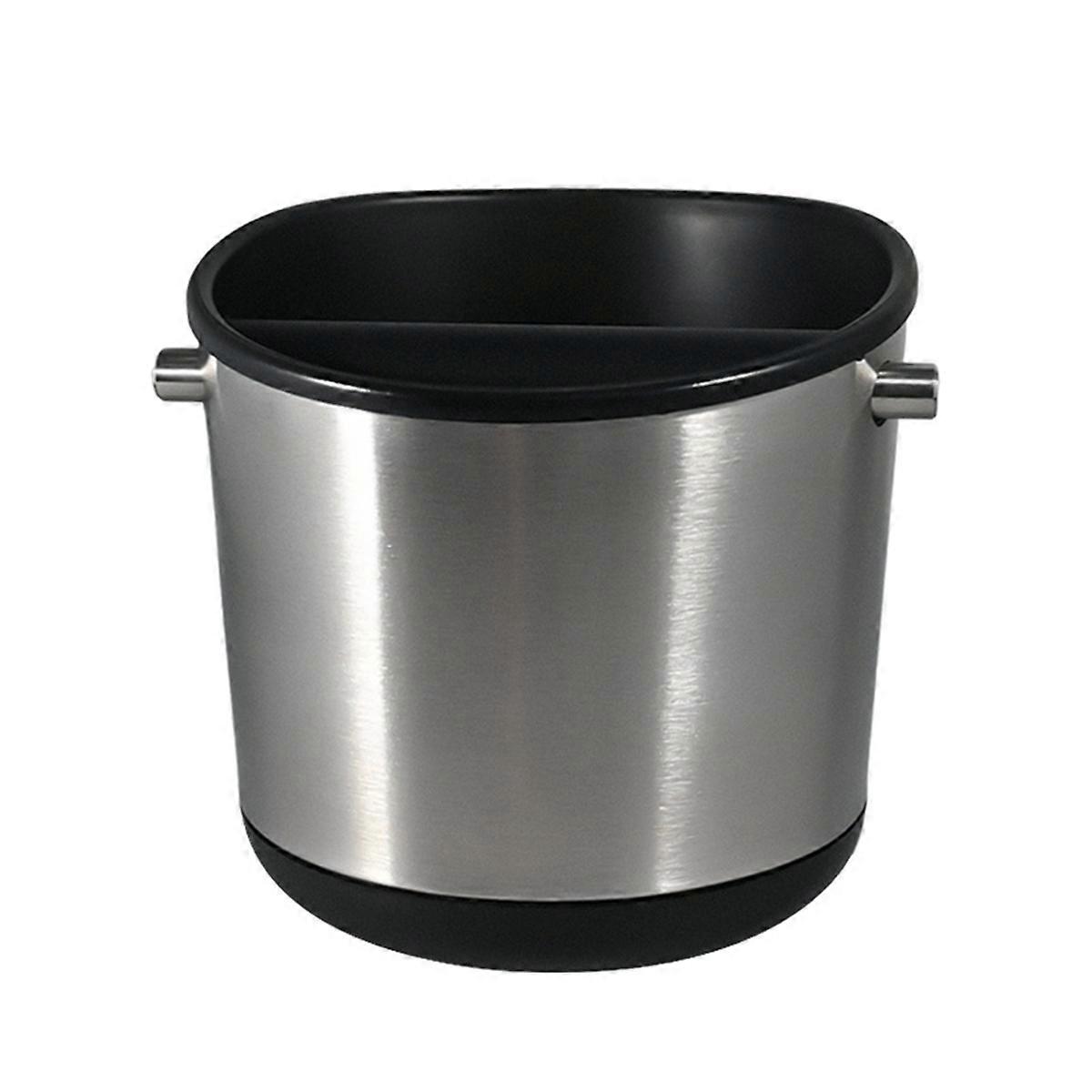 For Espresso Knock Box Detachable Knock Bar Espresso Dump Bin Coffee Ground Bin for Cafe Home Bars Office