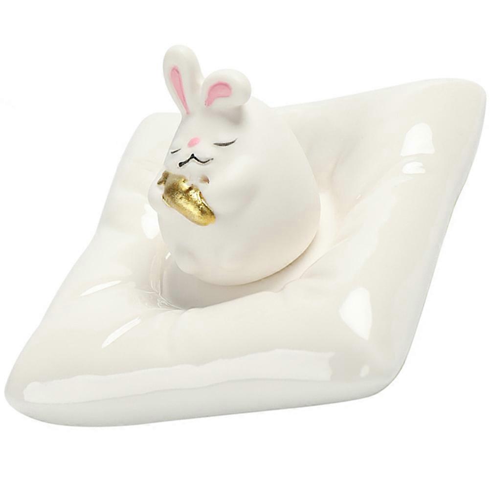 Incense Burner Square Ceramic Holder for Home Use 2Sets