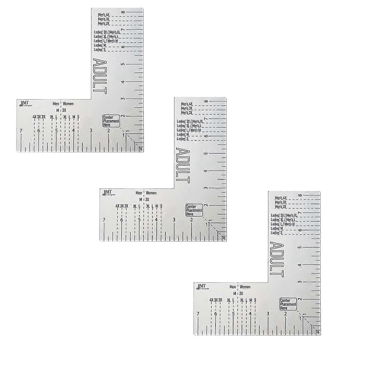 3 Pcs Left Chest Logo Placement Tool