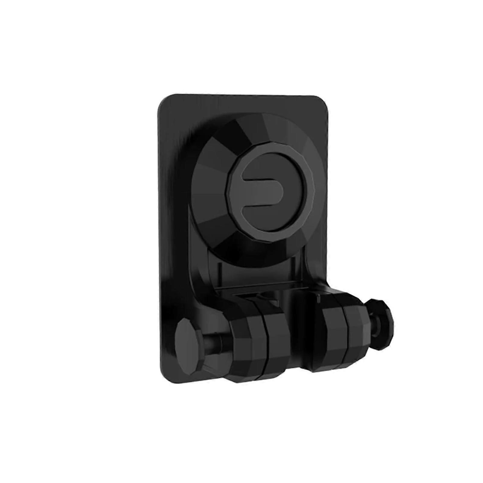 Adjustable Shower Head Holder, Wall Mounted, Punch-Free, Multiple Colors, All Black Variant, 8.5x4.5x10 cm