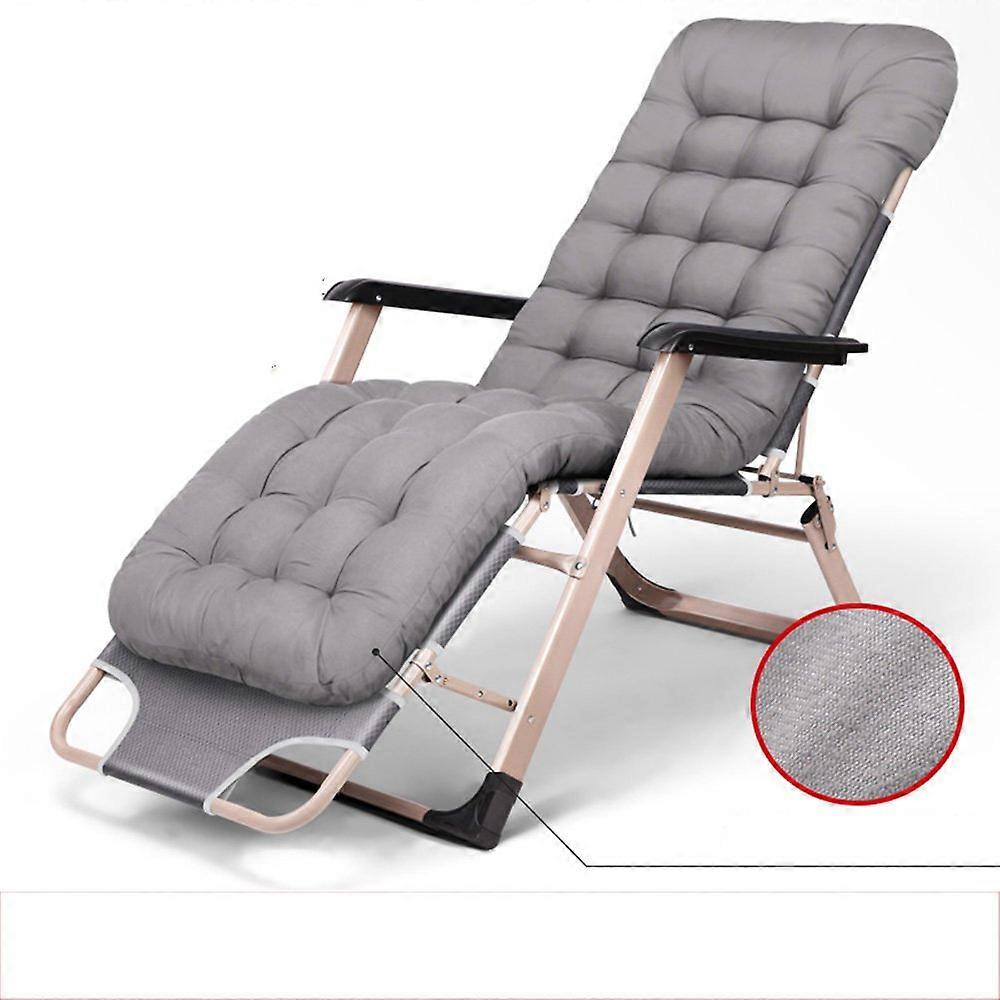 Zero Gravity Patio Lounge Chair Oversize Folding Bed With Padded Adjustable Recliner 300kg Capacity Gray 3 Colors