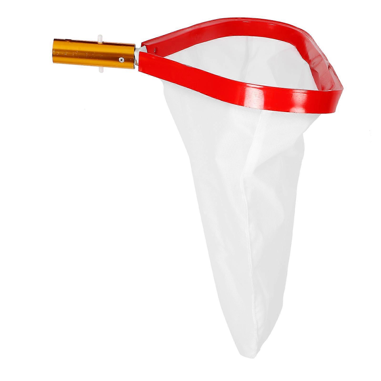 Swimming Pool Cleaner Net 4Pcs Effective Debris Removal Tool For Outdoor Pool Maintenance Red Fiber Nylon Construction