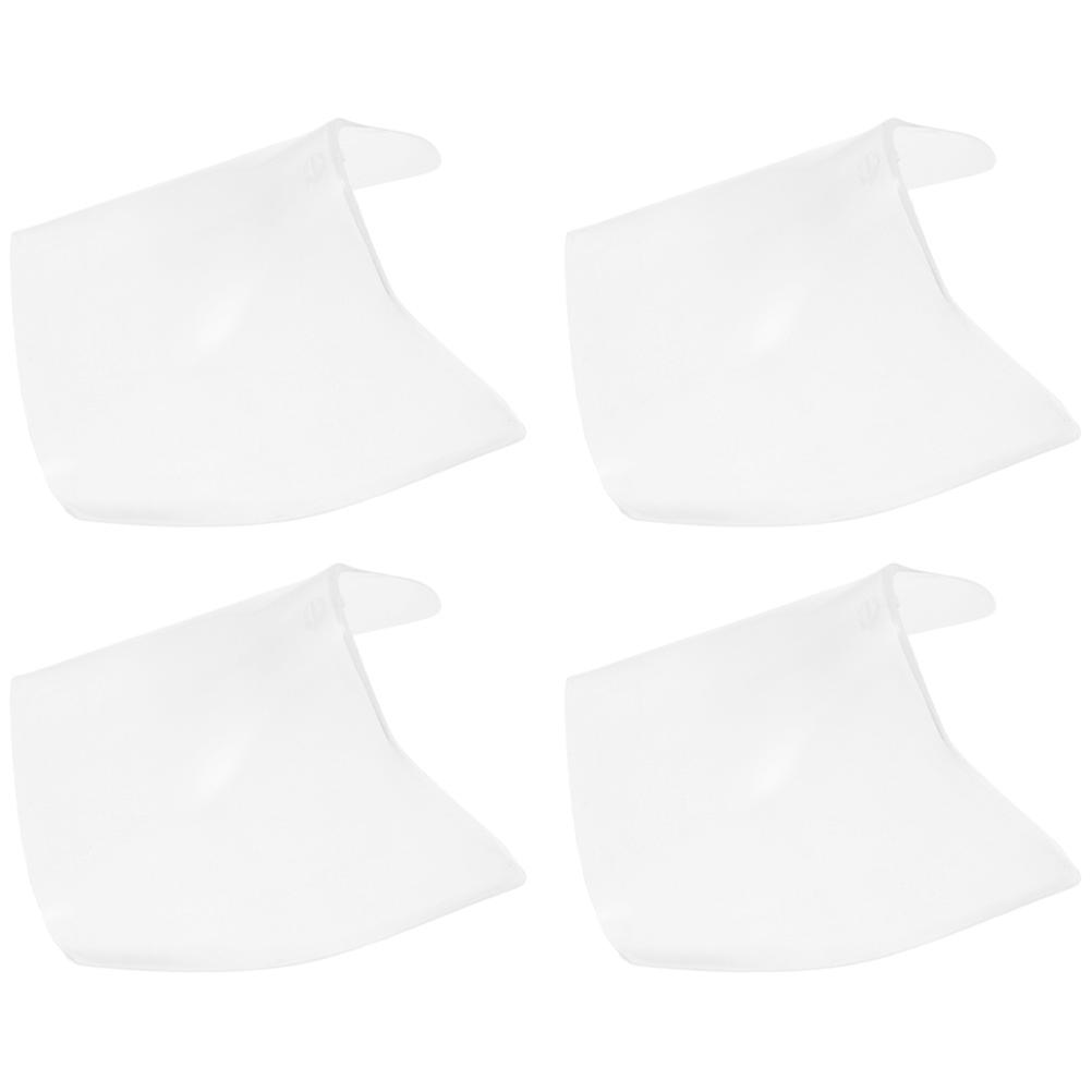 Crease Guard Transparent Shoe Shaper For Sneakers And Mules White Shoe Protector No Wrinkle Prevention 10 Pairs