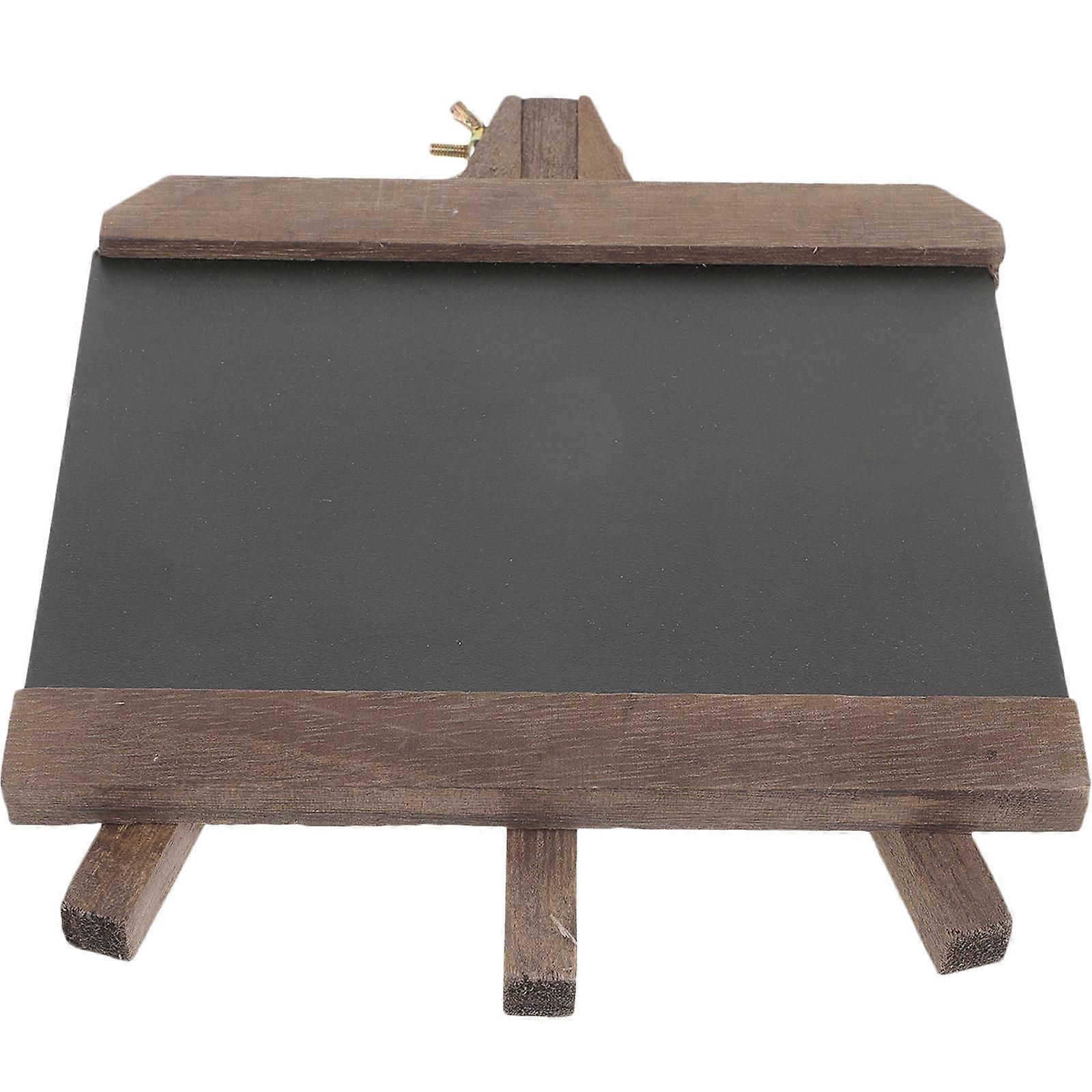 Black Wooden Desktop Chalkboard Message Board for Writing Set of 3