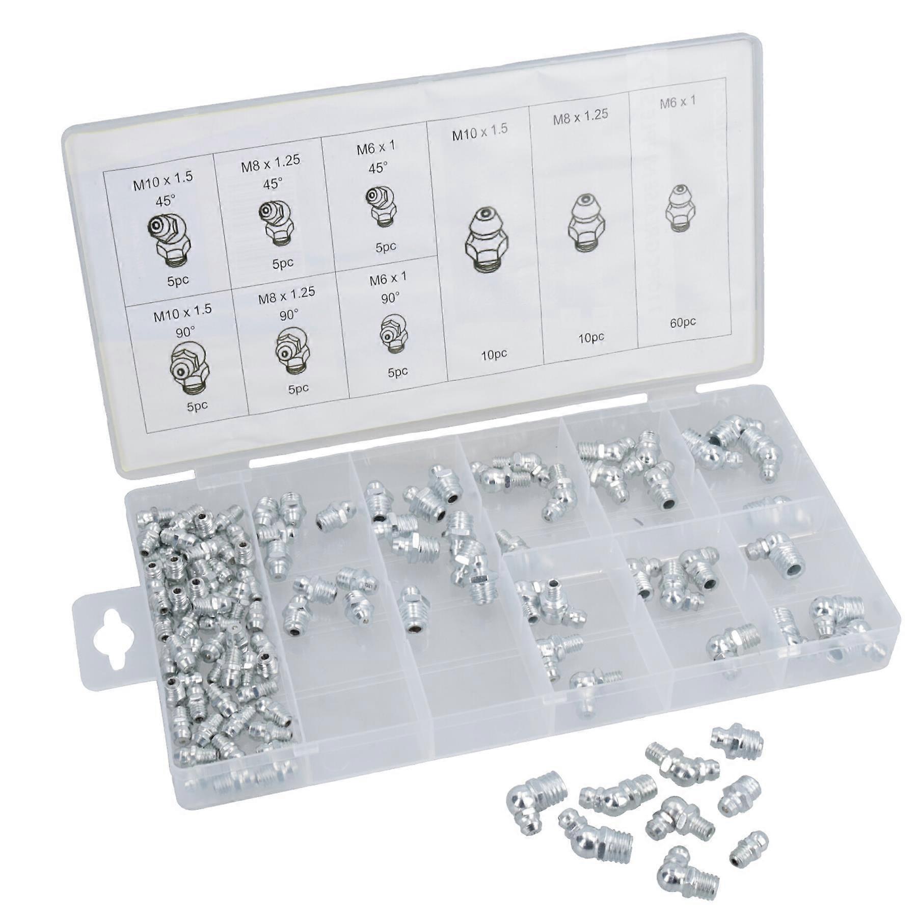 Hydraulic Brake Grease Nipple Assortment metric AST5