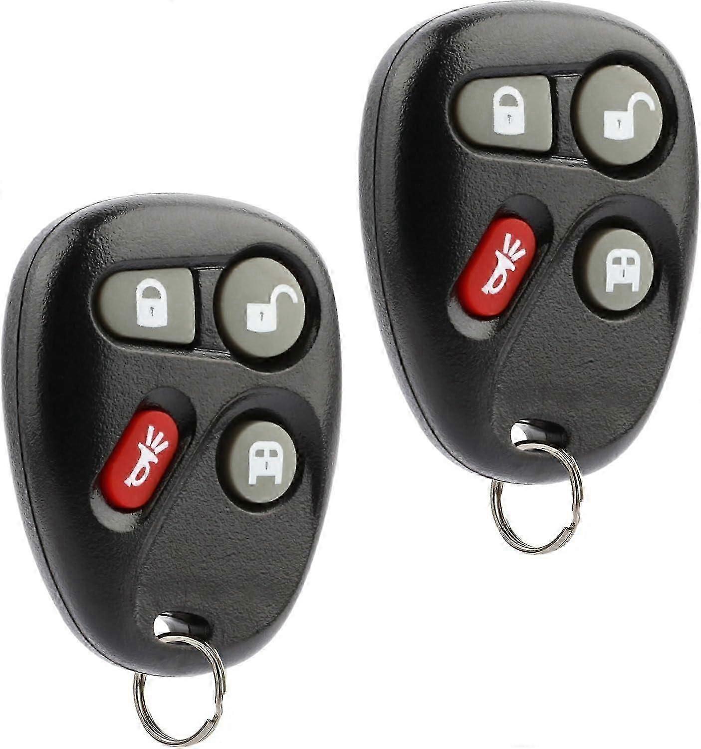 Autoschlüsselanhänger Keyless Entry Fernbedienung passend für 2003 2004 2005 2006 2007 Chevy Express, GMC Savana (