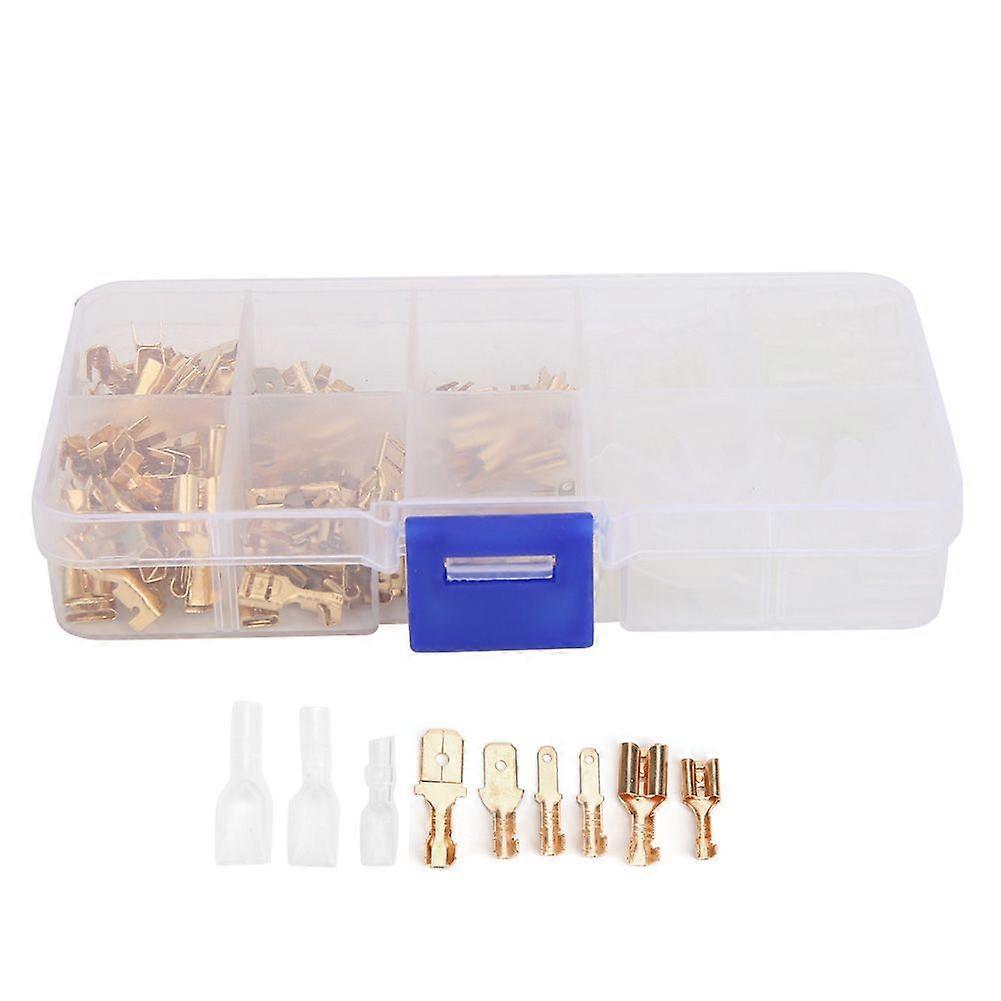 High quality  180pcs gold insert + spring with sheath box 180pcs terminal