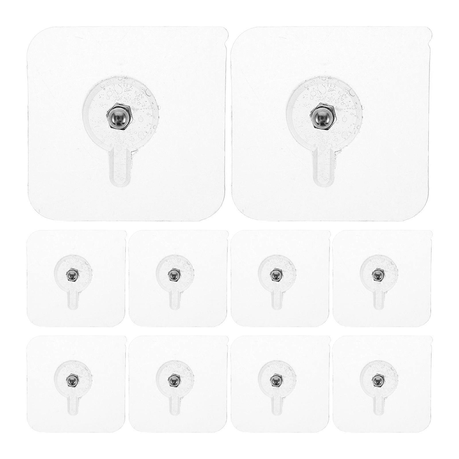 Home Hooks Furniture Clear Hanger Pads with Screws for Home Use 20Pcs