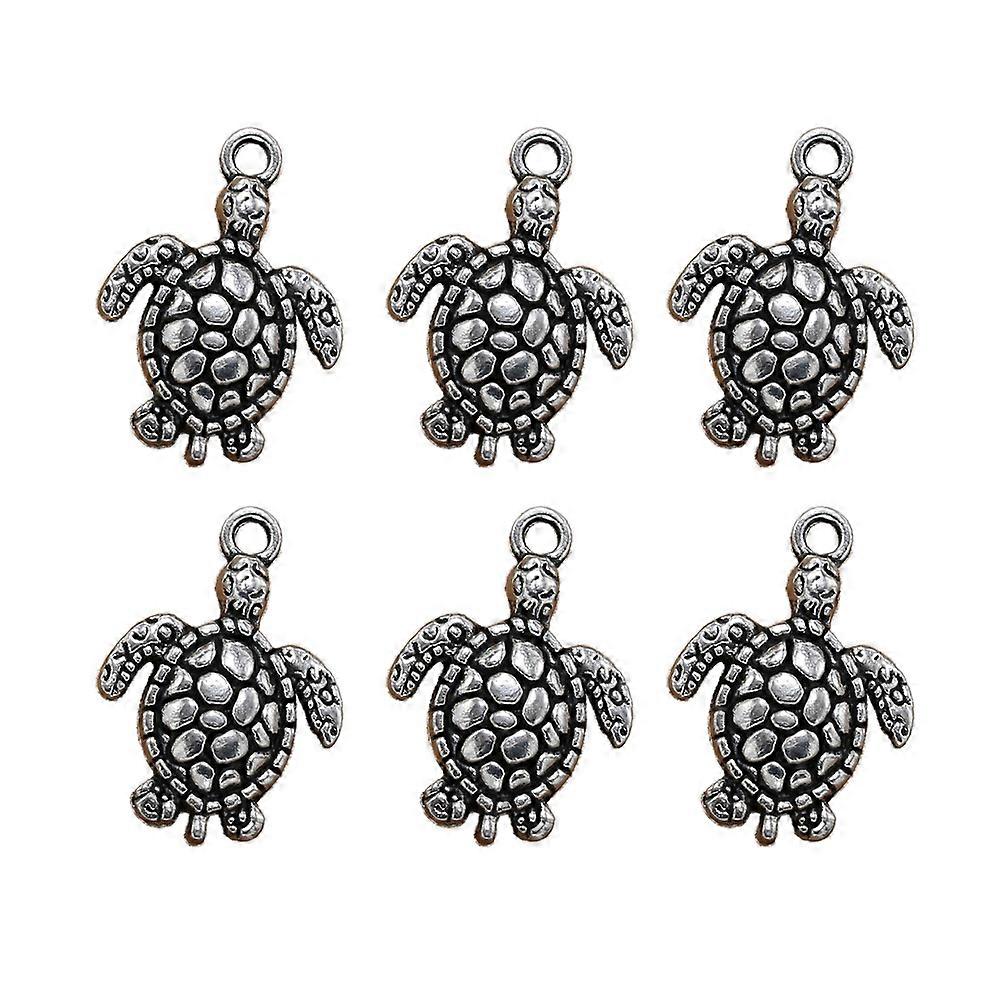Charm Pendant Tortoise Shape Pendants for Jewelry Making 20Pcs Set