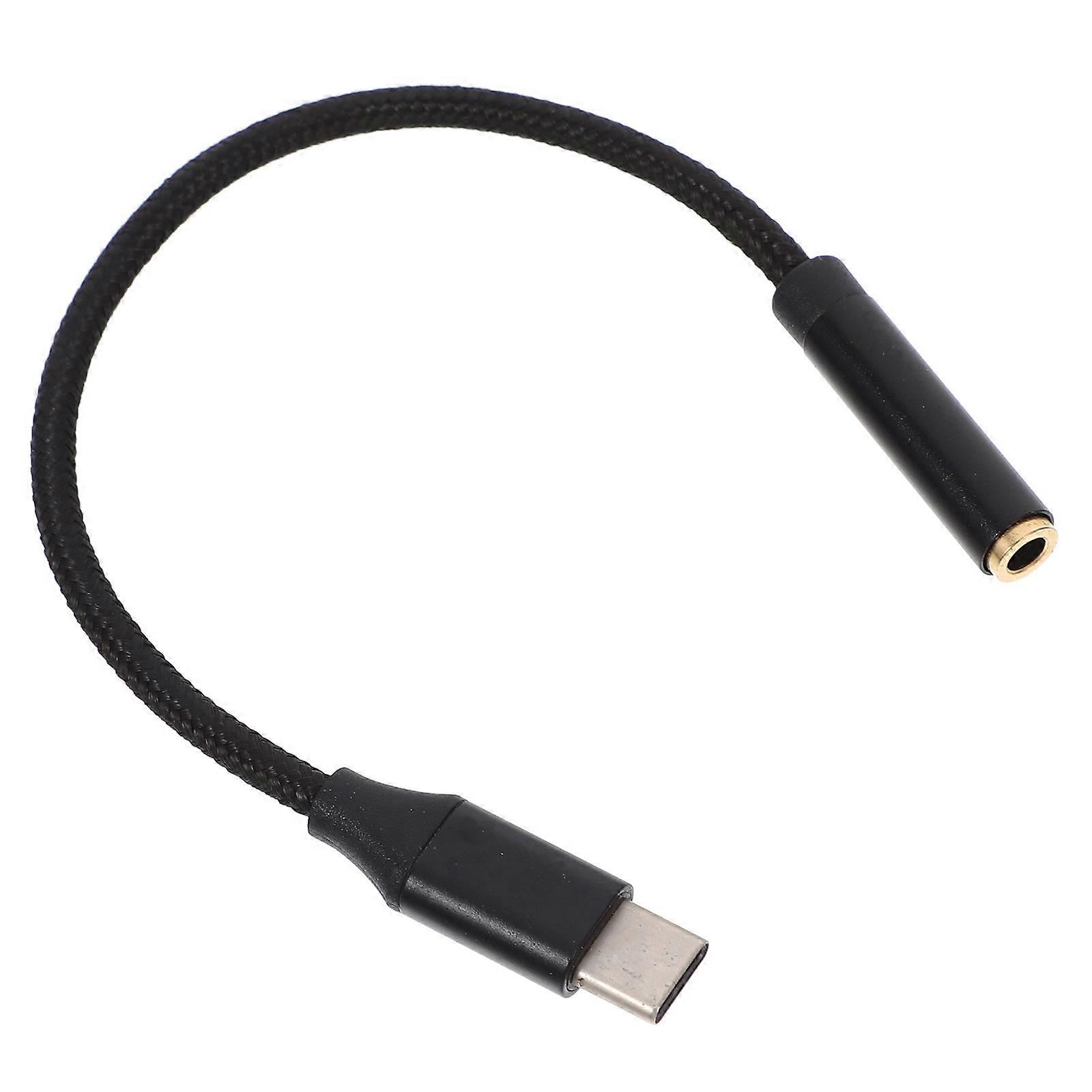 Practical Type-C Headphone Adapter for Home Use with 5Pcs Cords