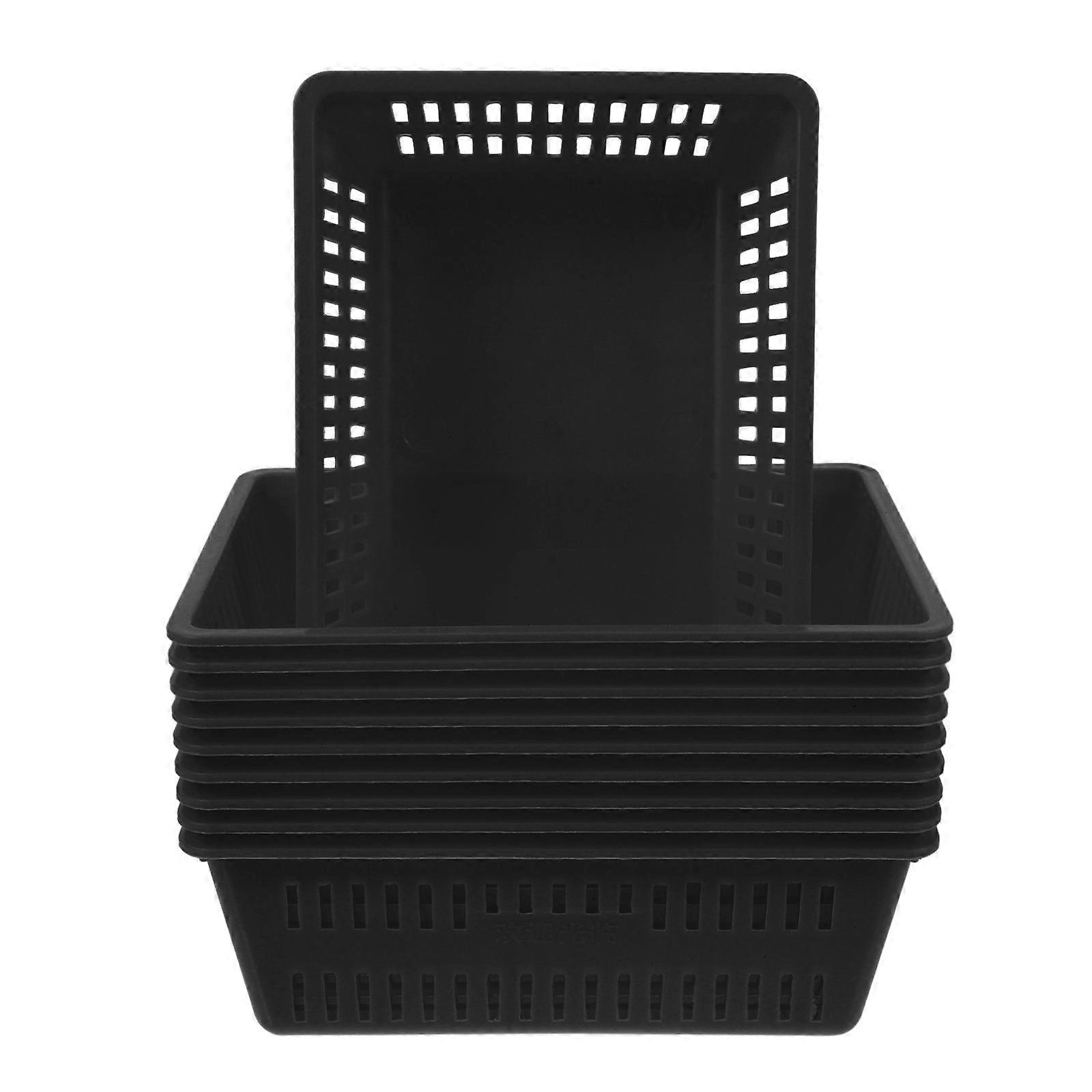 Black Plastic Organizer Game Machine Coin Basket for Storage 50Pcs